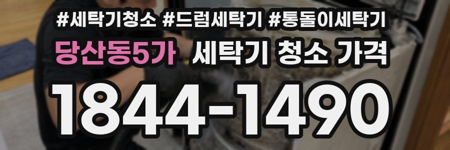 당산동5가 세탁기 청소 가격