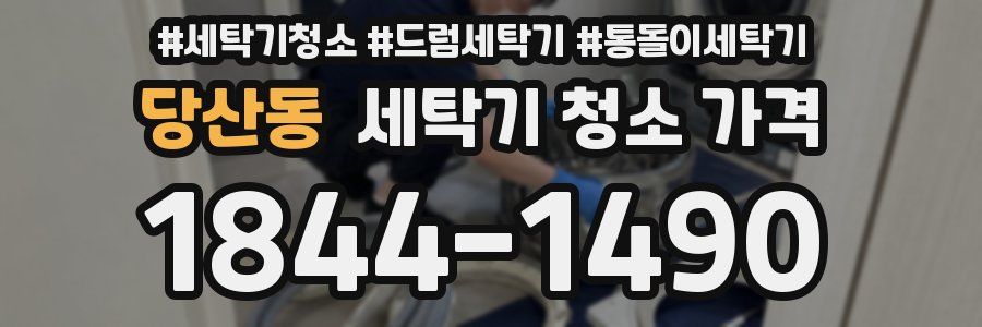 당산동 세탁기 청소 가격