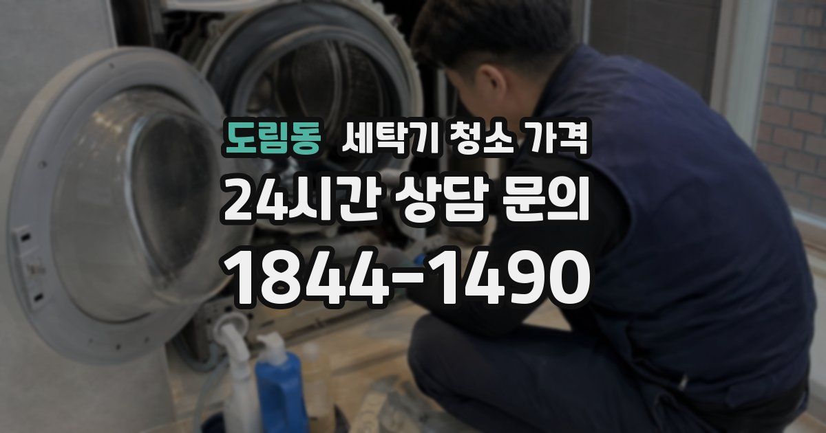 도림동 세탁기 청소 가격