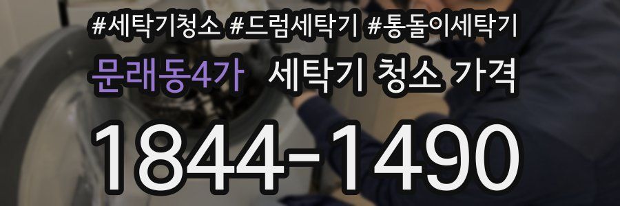 문래동4가 세탁기 청소 가격