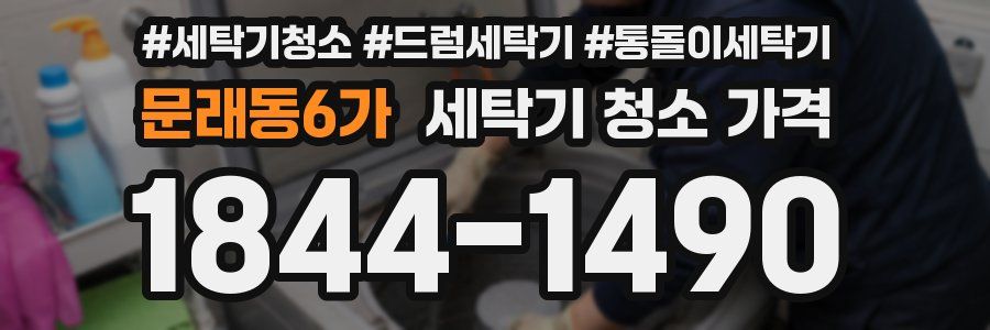 문래동6가 세탁기 청소 가격