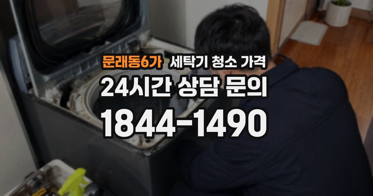 문래동6가 세탁기 청소 가격