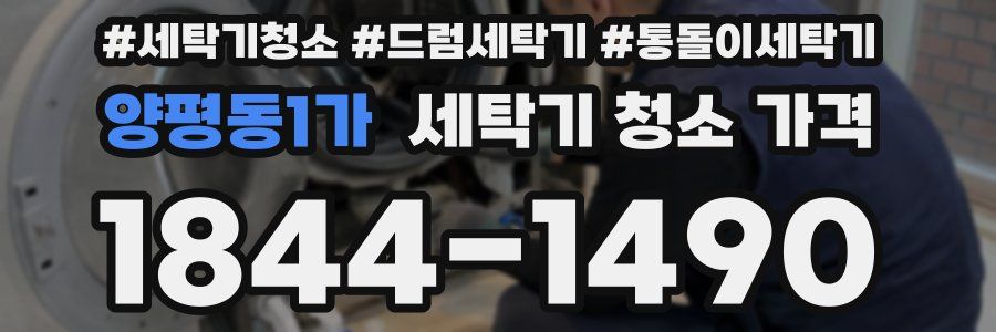 양평동1가 세탁기 청소 가격