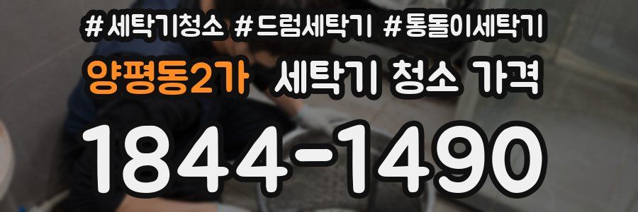 양평동2가 세탁기 청소 가격