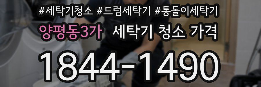 양평동3가 세탁기 청소 가격