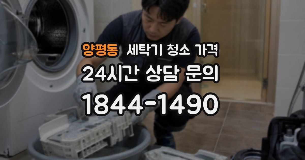 양평동 세탁기 청소 가격