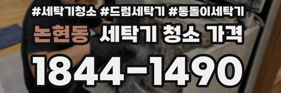논현동 세탁기 청소 가격
