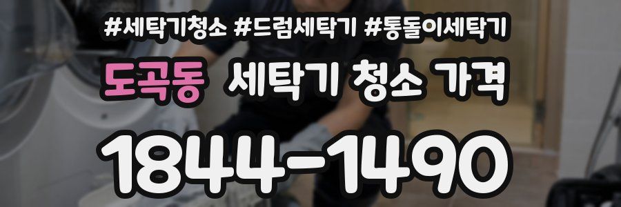 도곡동 세탁기 청소 가격