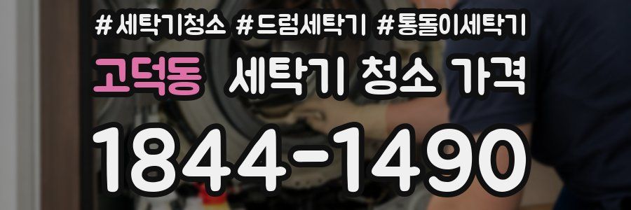 고덕동 세탁기 청소 가격