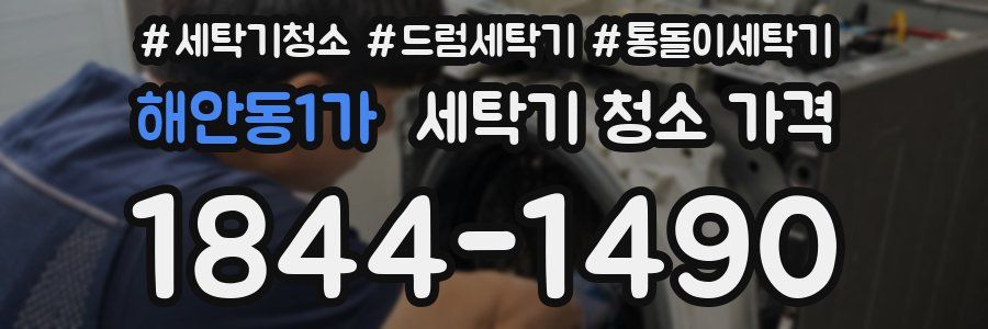 해안동1가 세탁기 청소 가격