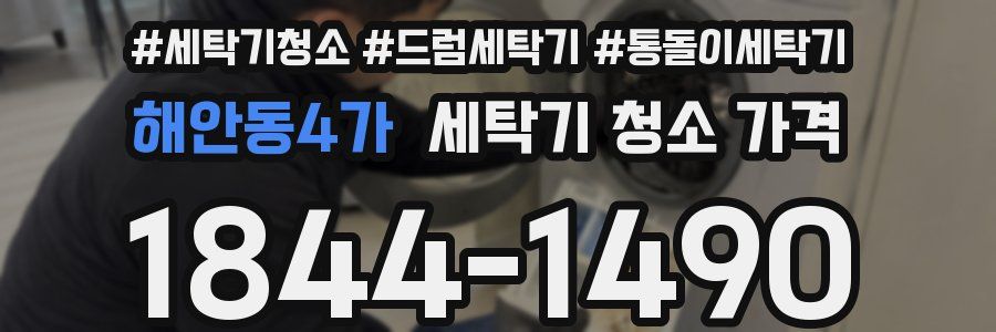 해안동4가 세탁기 청소 가격