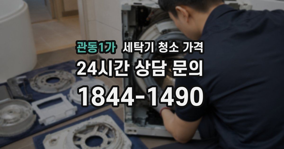 관동1가 세탁기 청소 가격