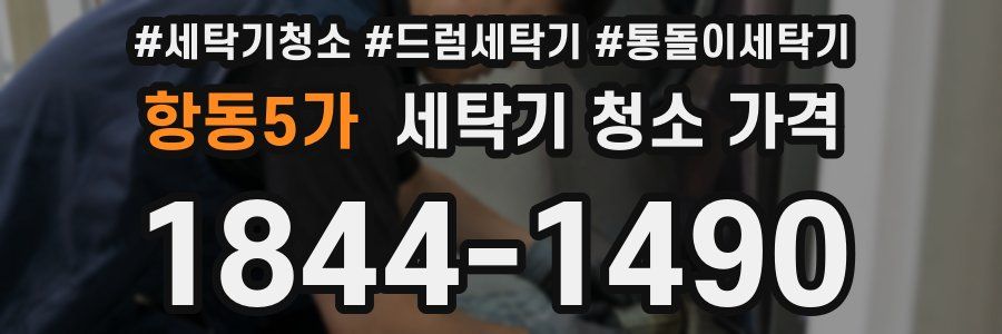 항동5가 세탁기 청소 가격