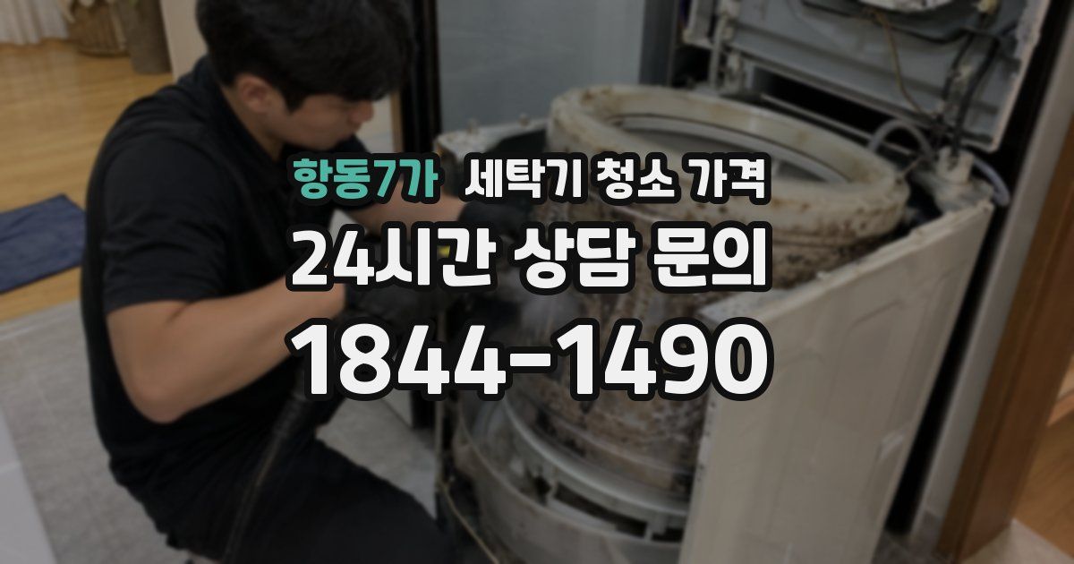 항동7가 세탁기 청소 가격