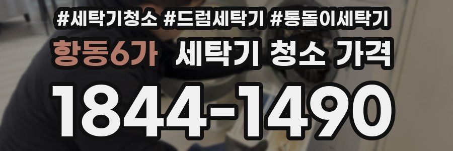 항동6가 세탁기 청소 가격