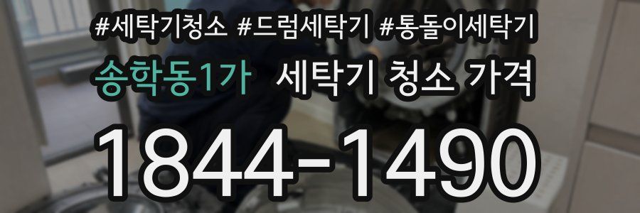 송학동1가 세탁기 청소 가격
