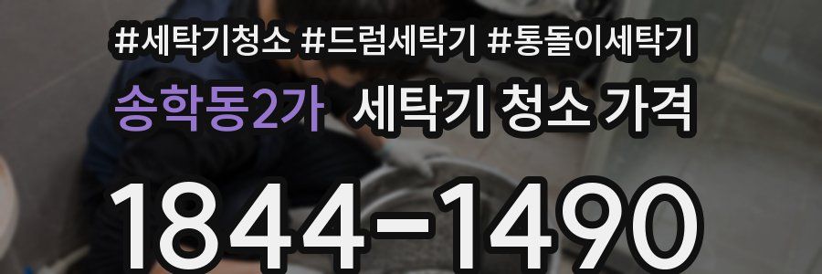 송학동2가 세탁기 청소 가격