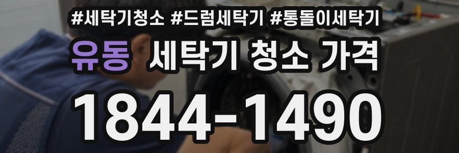 유동 세탁기 청소 가격