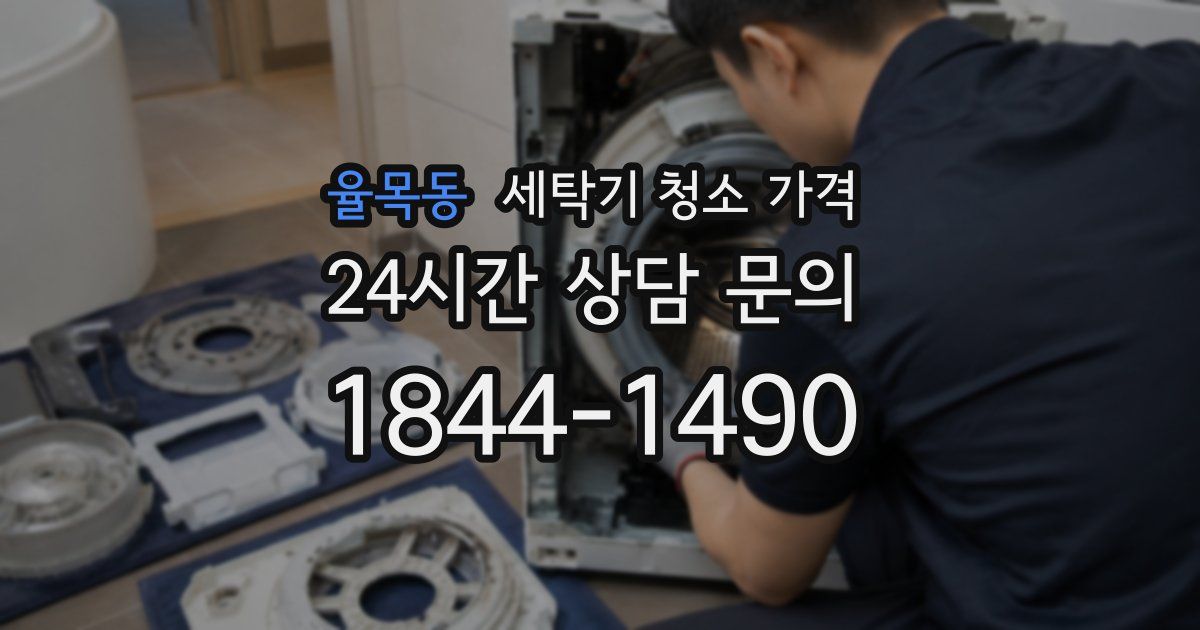 율목동 세탁기 청소 가격