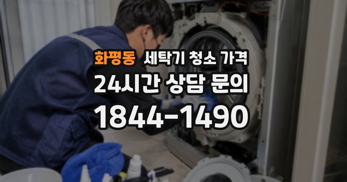 화평동 세탁기 청소 가격