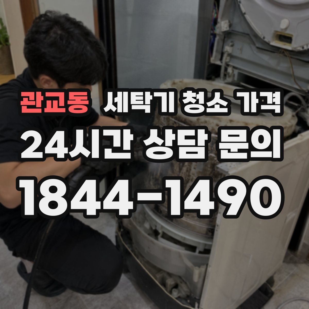관교동 세탁기 청소 가격