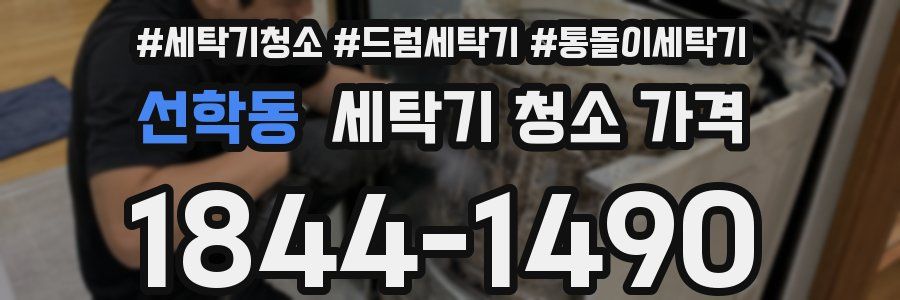 선학동 세탁기 청소 가격