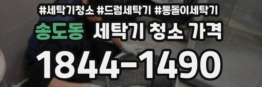 송도동 세탁기 청소 가격