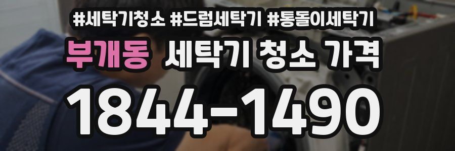 부개동 세탁기 청소 가격
