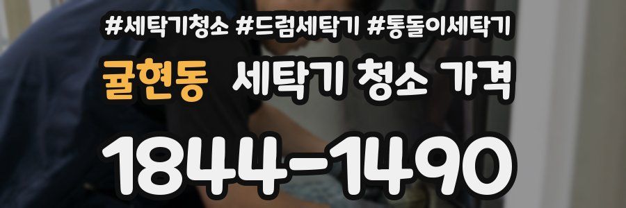 귤현동 세탁기 청소 가격