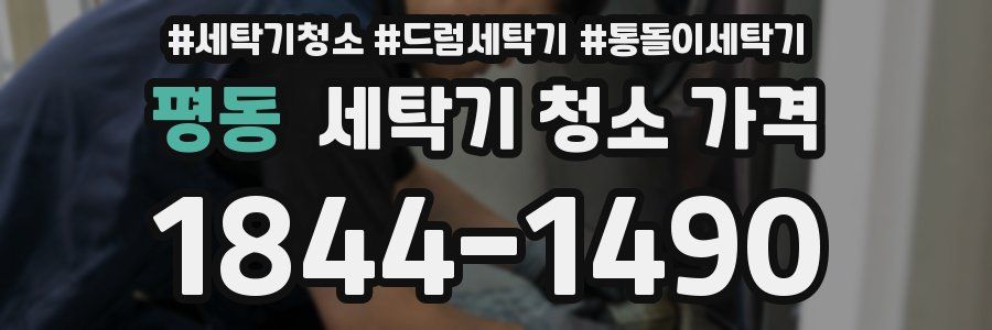 평동 세탁기 청소 가격