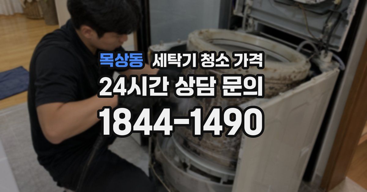 목상동 세탁기 청소 가격
