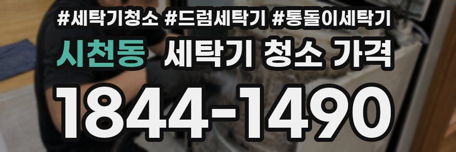시천동 세탁기 청소 가격