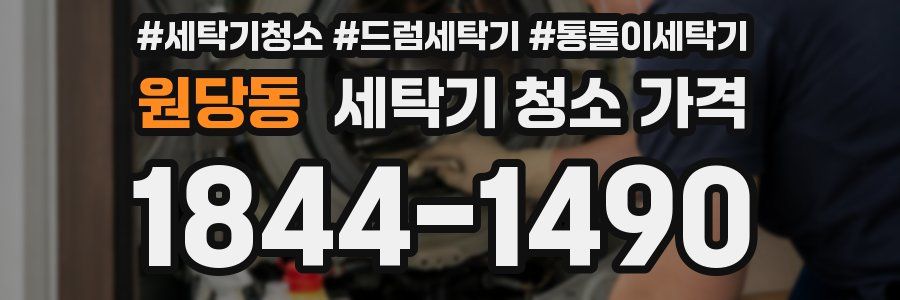 원당동 세탁기 청소 가격