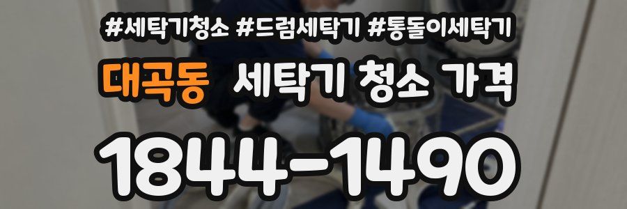 대곡동 세탁기 청소 가격