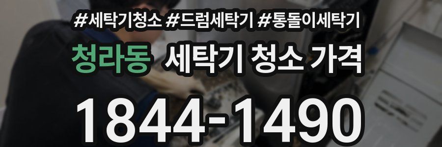 청라동 세탁기 청소 가격