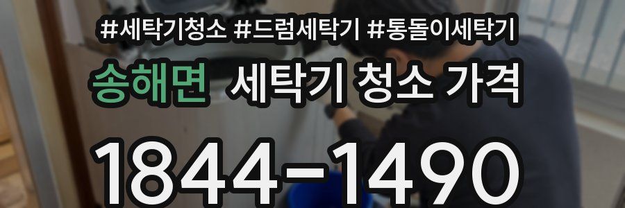 송해면 세탁기 청소 가격