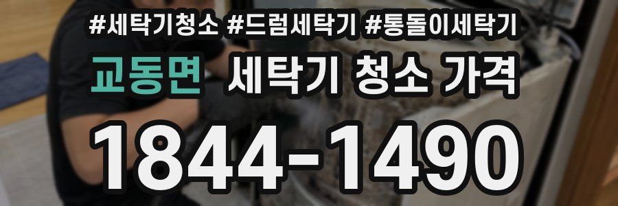 교동면 세탁기 청소 가격
