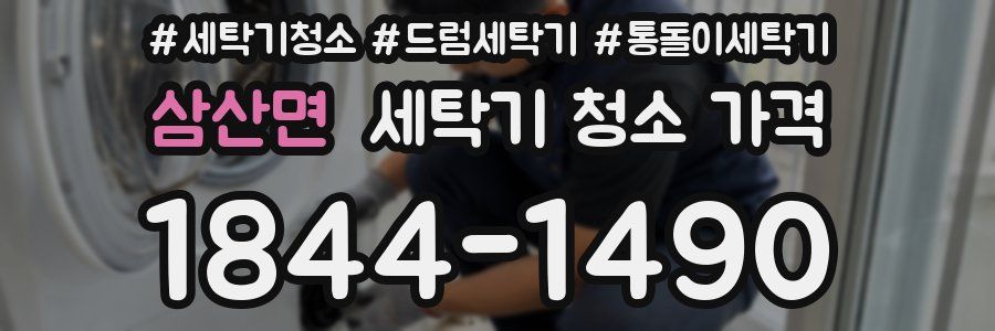 삼산면 세탁기 청소 가격