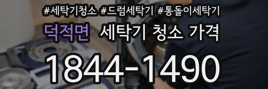 덕적면 세탁기 청소 가격