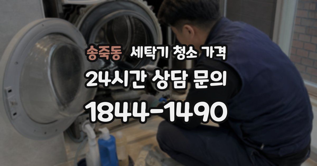 송죽동 세탁기 청소 가격