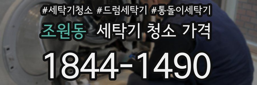 조원동 세탁기 청소 가격