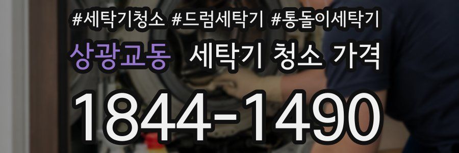 상광교동 세탁기 청소 가격