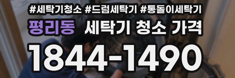 평리동 세탁기 청소 가격