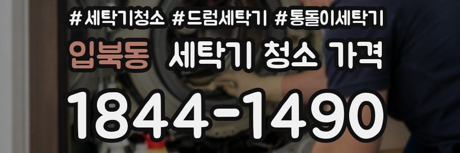입북동 세탁기 청소 가격