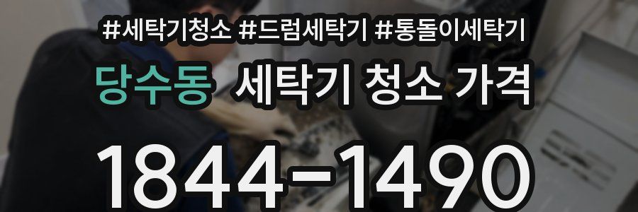당수동 세탁기 청소 가격