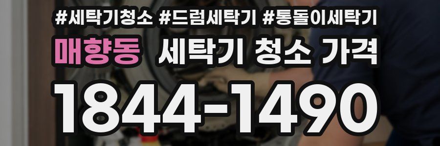 매향동 세탁기 청소 가격