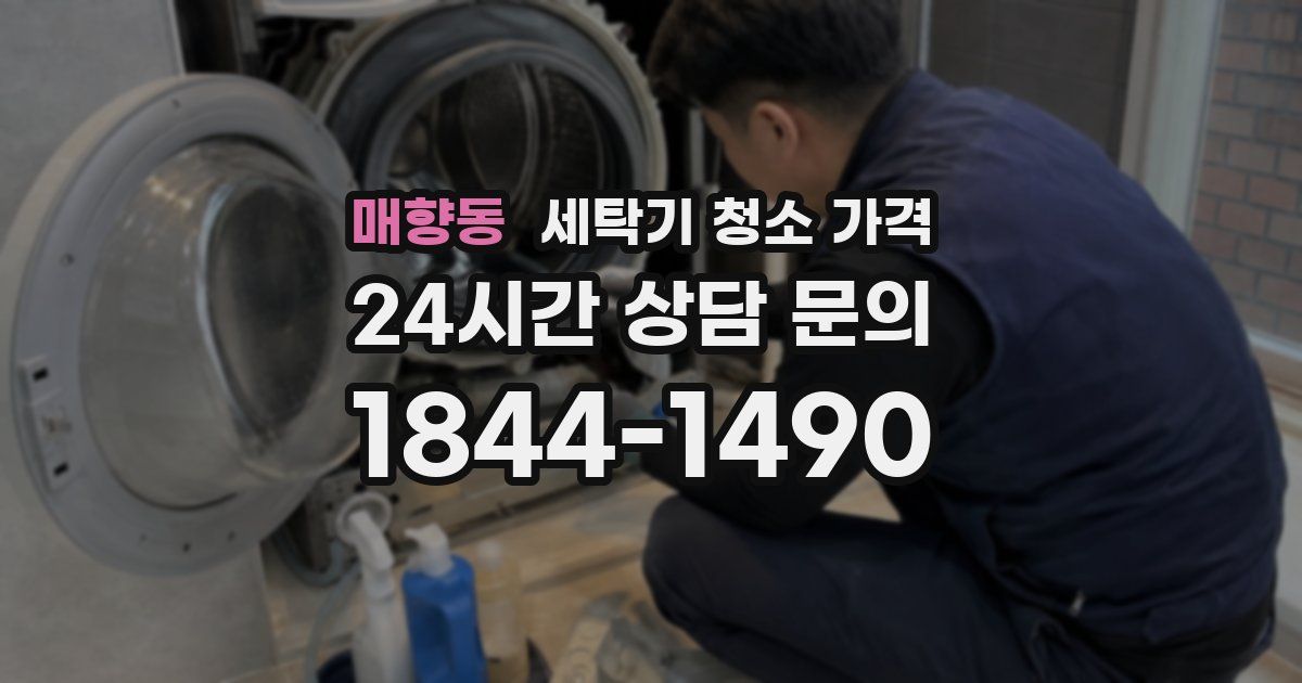 매향동 세탁기 청소 가격