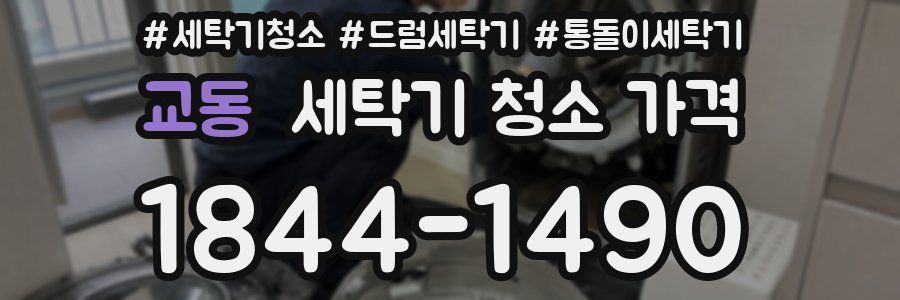교동 세탁기 청소 가격