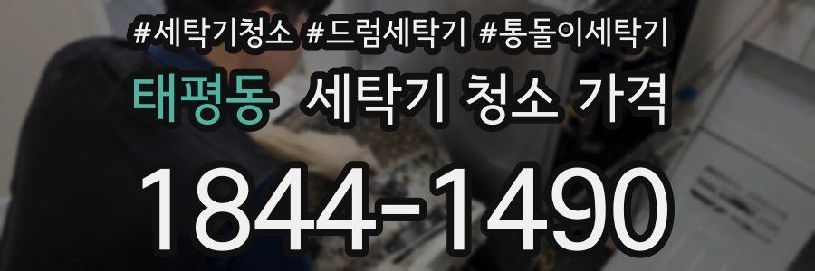 태평동 세탁기 청소 가격