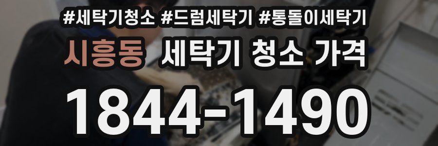 시흥동 세탁기 청소 가격